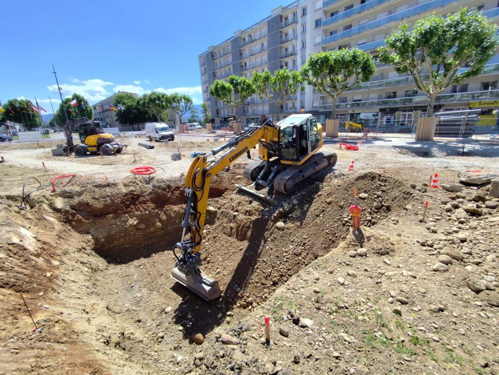 Travaux publics voirie région lyonnaise