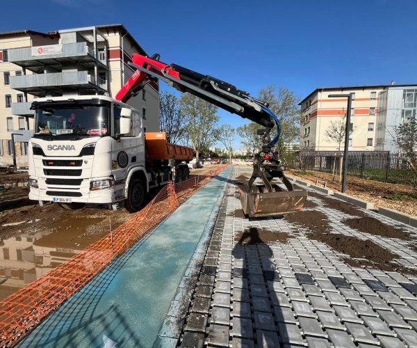 Travaux publics voie publique Lyon